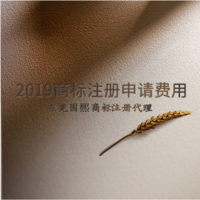 2019商標(biāo)注冊申請費用